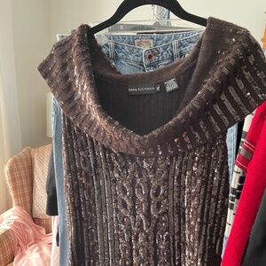 Dana Buchman sequin sweater